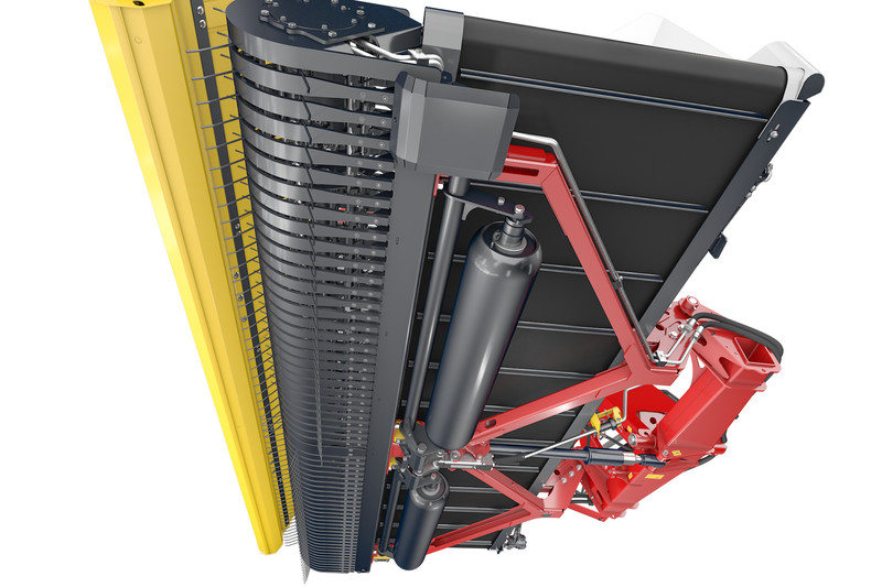 Прицепной ленточный валкообразователь с универсальной укладкой валка MERGENTO VT