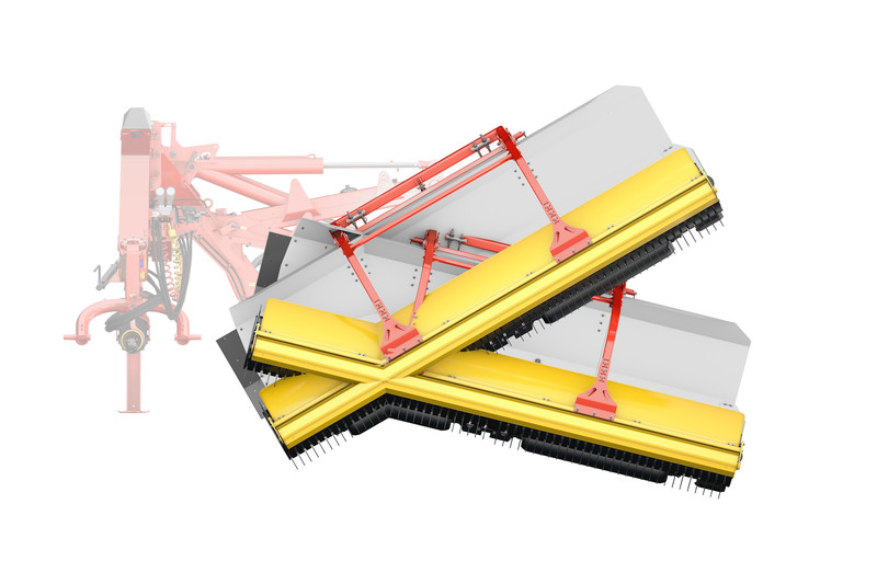 Прицепной ленточный валкообразователь с универсальной укладкой валка MERGENTO VT