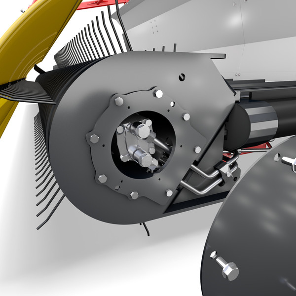 Прицепной ленточный валкообразователь с универсальной укладкой валка MERGENTO VT