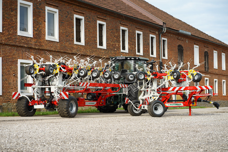 Широкозахватная ворошилка HIT