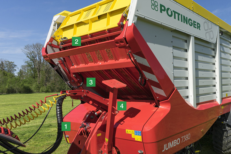 Многофункциональные роторные прицепы-подборщики JUMBO 8000