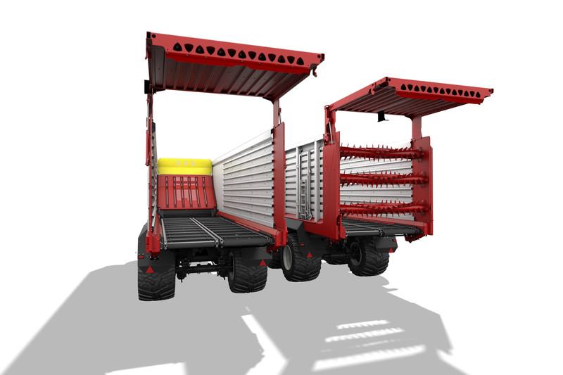 Многофункциональные роторные прицепы-подборщики JUMBO 8000