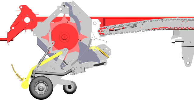 Опущенный транспортер Опущенный транспортер