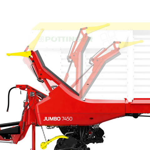 Многофункциональные роторные прицепы-подборщики JUMBO 8000