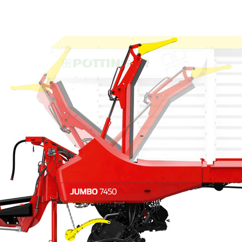 Многофункциональные роторные прицепы-подборщики JUMBO 8000