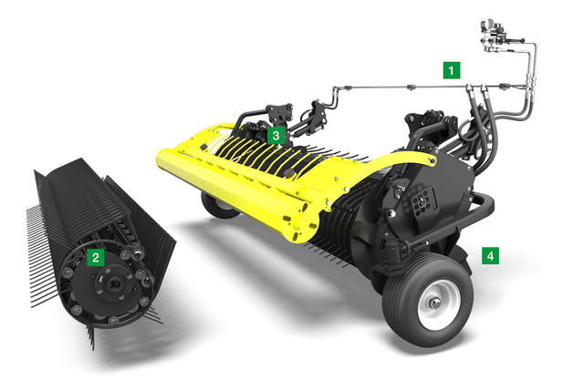 Многофункциональные роторные прицепы-подборщики JUMBO 8000